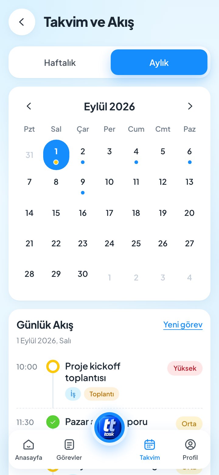 Takvimde sürükleyip tarihi değiştirin